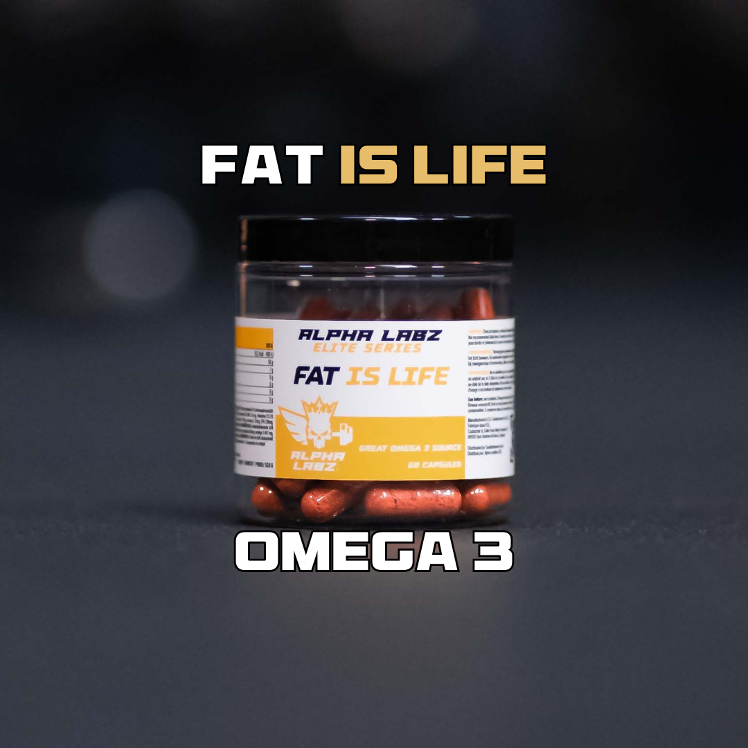 Alpha Labz - Fat Is Life - Omega 3 Huile de Krill, Vitamine K2 MK4 et Vitamine D3